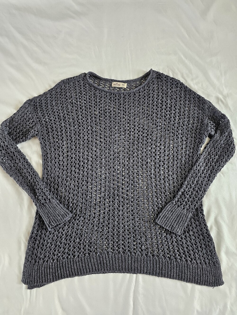 Hollister Open Knit Oversized Sweater Size M/L Witchy Whimsigoth Y2K Twilight